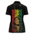 Reggae King Marley Women Polo Shirt Typeset Grunge Style - Wonder Print Shop