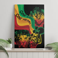 Reggae Day Canvas Wall Art One Love One Heart LT7 - Wonder Print Shop