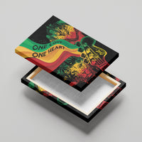 Reggae Day Canvas Wall Art One Love One Heart LT7 - Wonder Print Shop