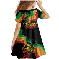 Reggae Day Family Matching Mermaid Dress and Hawaiian Shirt One Love One Heart LT7 - Wonder Print Shop