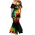 Reggae Day Family Matching Mermaid Dress and Hawaiian Shirt One Love One Heart LT7 - Wonder Print Shop