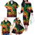 Reggae Day Family Matching Off The Shoulder Long Sleeve Dress and Hawaiian Shirt One Love One Heart - Wonder Print Shop