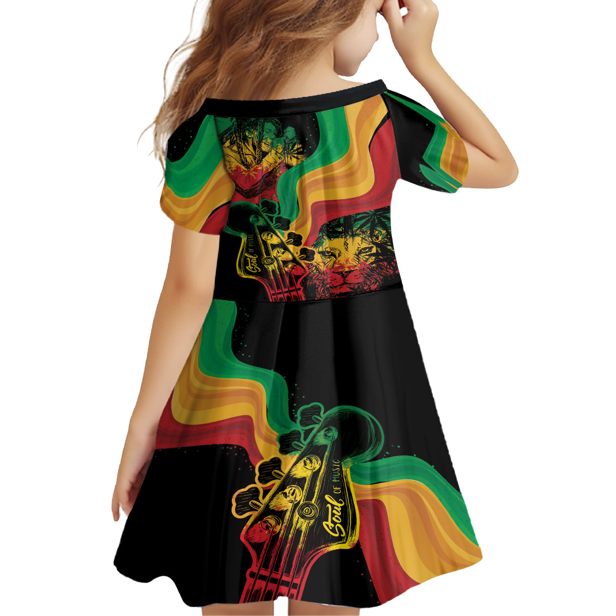 Reggae Day Family Matching Summer Maxi Dress and Hawaiian Shirt One Love One Heart - Wonder Print Shop