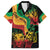 Reggae Day Family Matching Summer Maxi Dress and Hawaiian Shirt One Love One Heart - Wonder Print Shop