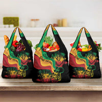 Reggae Day Grocery Bag One Love One Heart