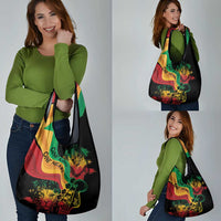 Reggae Day Grocery Bag One Love One Heart