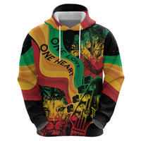 Reggae Day Hoodie One Love One Heart - Wonder Print Shop