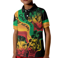 Reggae Day Kid Polo Shirt One Love One Heart - Wonder Print Shop