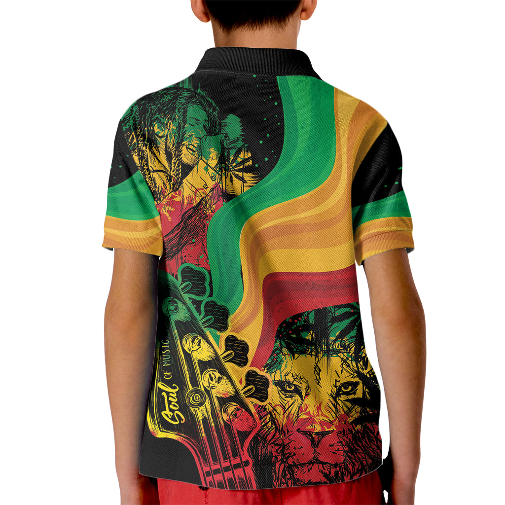 Reggae Day Kid Polo Shirt One Love One Heart - Wonder Print Shop