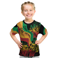 Reggae Day Kid T Shirt One Love One Heart - Wonder Print Shop