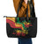Reggae Day Leather Tote Bag One Love One Heart