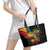 Reggae Day Leather Tote Bag One Love One Heart