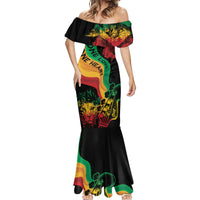 Reggae Day Mermaid Dress One Love One Heart - Wonder Print Shop