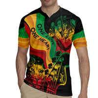 Reggae Day Rugby Jersey One Love One Heart - Wonder Print Shop