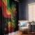 Reggae Day Window Curtain One Love One Heart - Wonder Print Shop