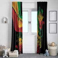 Reggae Day Window Curtain One Love One Heart - Wonder Print Shop