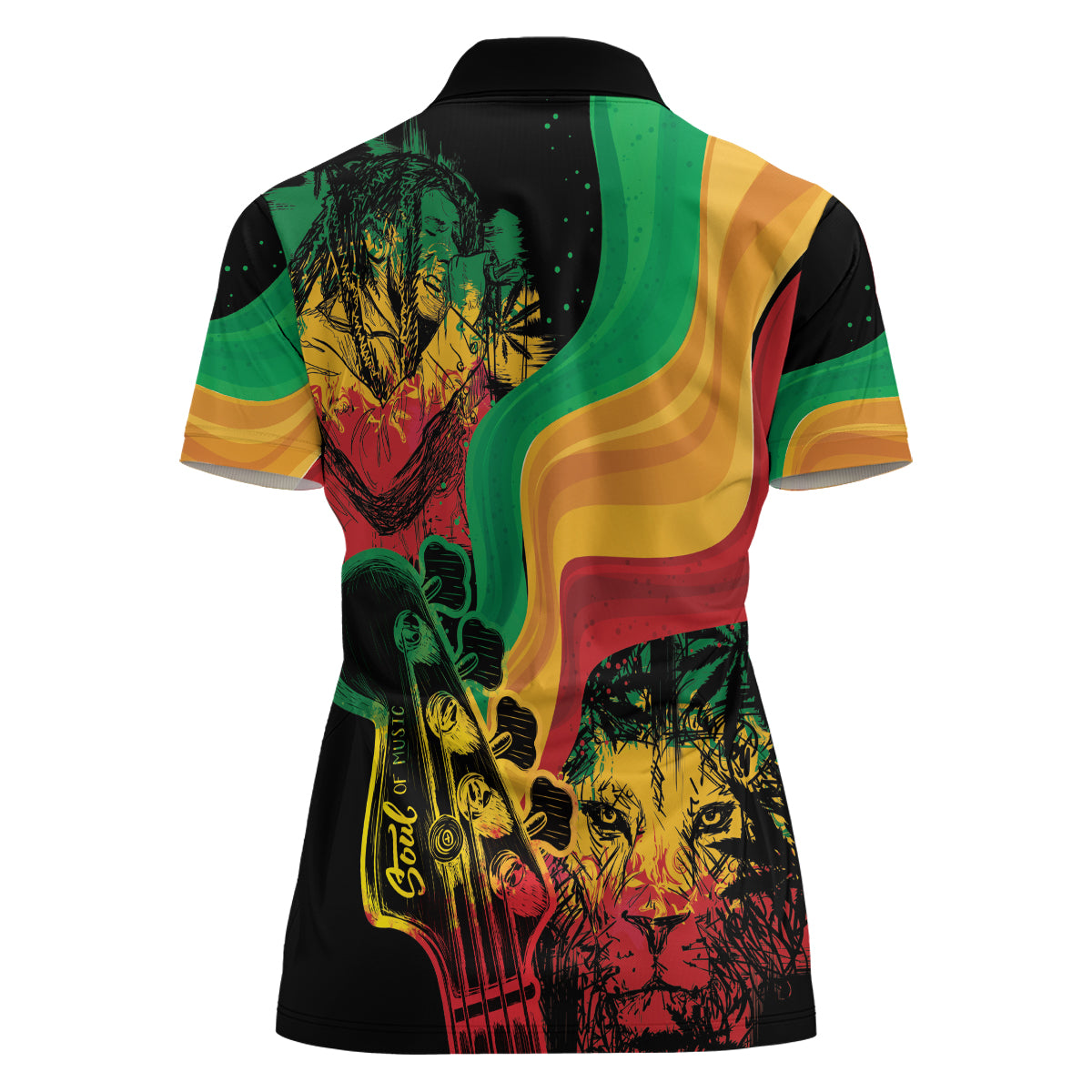 Reggae Day Women Polo Shirt One Love One Heart - Wonder Print Shop