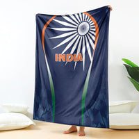 India Cricket World Cup 2024 Blanket Men In Blue Dynamic