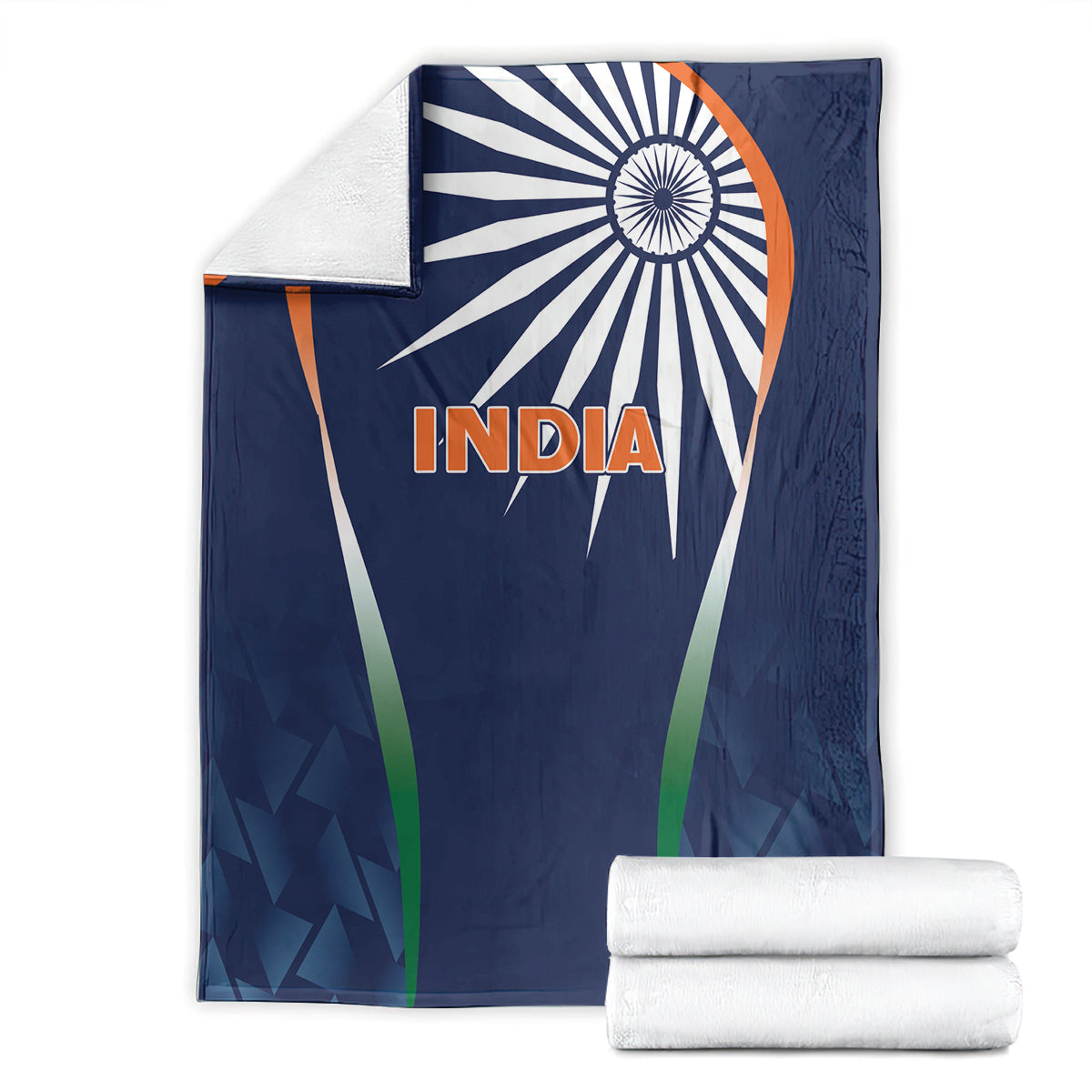 India Cricket World Cup 2024 Blanket Men In Blue Dynamic