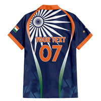 India Cricket World Cup 2024 Family Matching Mermaid Dress and Hawaiian Shirt Men In Blue Dynamic LT7 - Wonder Print Shop