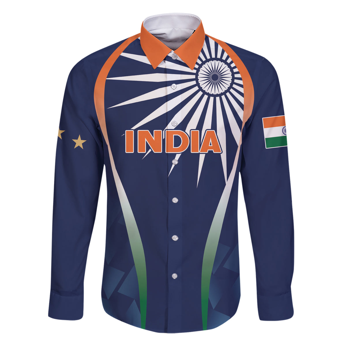 India Cricket World Cup 2024 Family Matching Short Sleeve Bodycon Dress and Hawaiian Shirt Men In Blue Dynamic - Wonder Print Shop