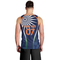 India Cricket World Cup 2024 Men Tank Top Men In Blue Dynamic - Wonder Print Shop