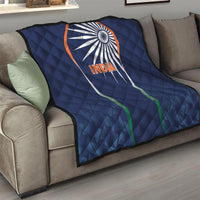 India Cricket World Cup 2024 Quilt Men In Blue Dynamic - Wonder Print Shop
