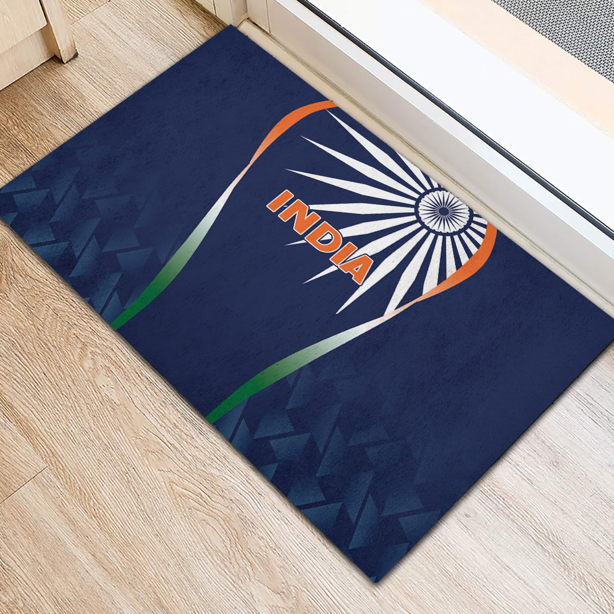 India Cricket World Cup 2024 Rubber Doormat Men In Blue Dynamic - Wonder Print Shop