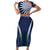 India Cricket World Cup 2024 Short Sleeve Bodycon Dress Men In Blue Dynamic - Wonder Print Shop