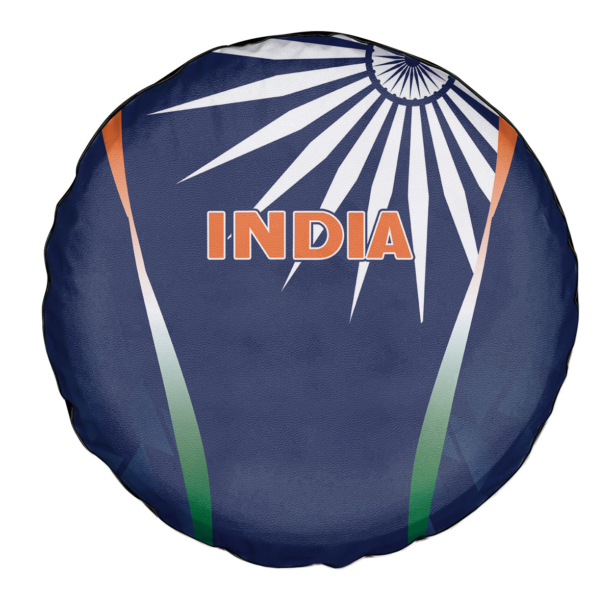 India Cricket World Cup 2024 Spare Tire Cover Men In Blue Dynamic - Wonder Print Shop