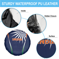 India Cricket World Cup 2024 Spare Tire Cover Men In Blue Dynamic - Wonder Print Shop