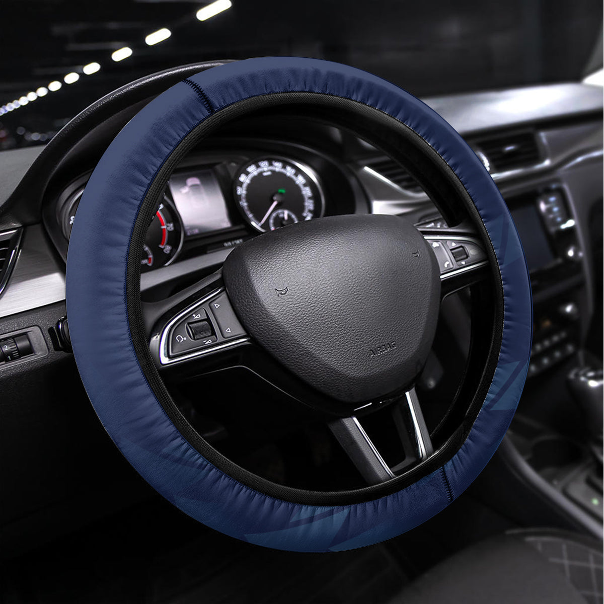 India Cricket World Cup 2024 Steering Wheel Cover Men In Blue Dynamic - Wonder Print Shop