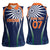 India Cricket World Cup 2024 Women Sleeveless Polo Shirt Men In Blue Dynamic - Wonder Print Shop