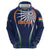 India Cricket World Cup 2024 Zip Hoodie Men In Blue Dynamic - Wonder Print Shop