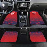 England Cricket World Cup 2024 Car Mats Seamless Inspiration LT7 - Wonder Print Shop