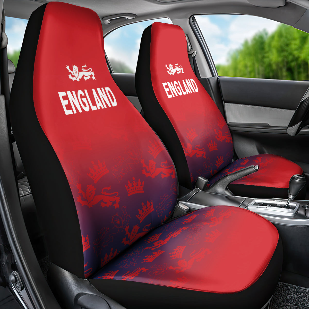 England Cricket World Cup 2024 Car Seat Cover Seamless Inspiration LT7 - Wonder Print Shop
