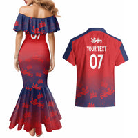 England Cricket World Cup 2024 Couples Matching Mermaid Dress and Hawaiian Shirt Seamless Inspiration LT7 - Wonder Print Shop
