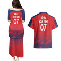 England Cricket World Cup 2024 Couples Matching Puletasi and Hawaiian Shirt Seamless Inspiration LT7 - Wonder Print Shop