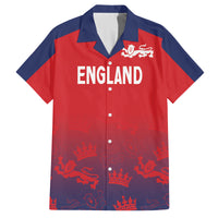 England Cricket World Cup 2024 Family Matching Puletasi and Hawaiian Shirt Seamless Inspiration - Wonder Print Shop