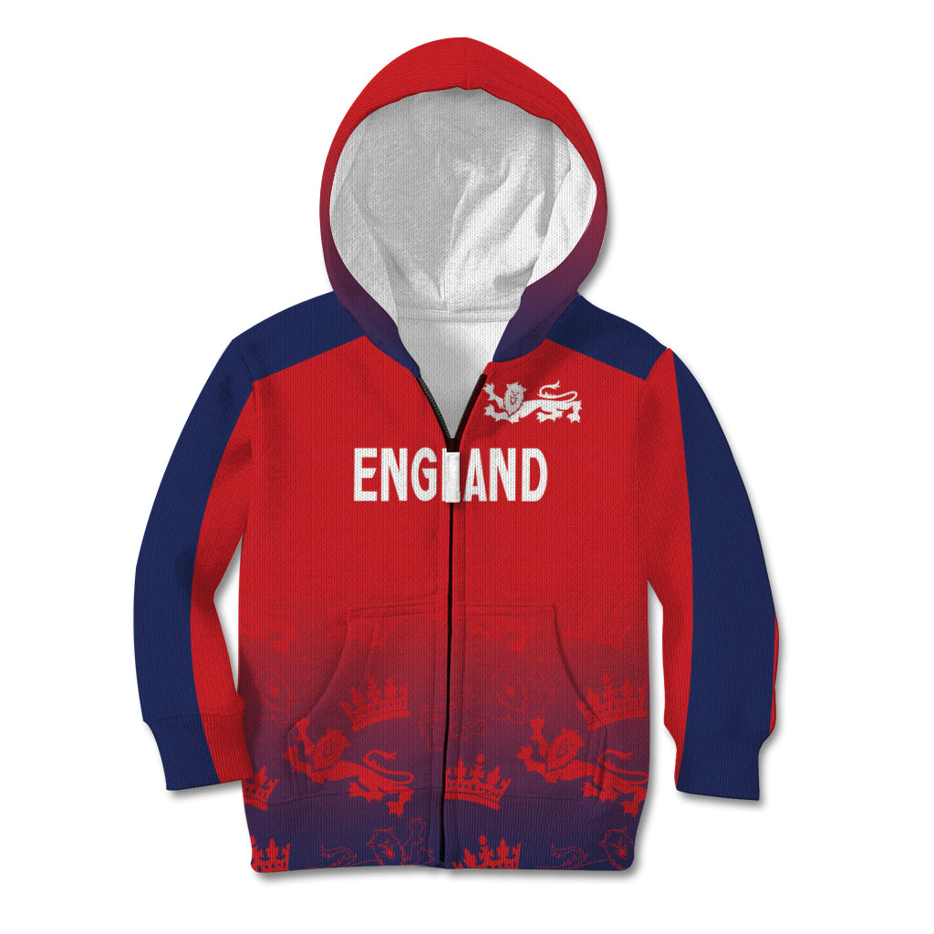England Cricket World Cup 2024 Kid Hoodie Seamless Inspiration - Wonder Print Shop