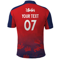 England Cricket World Cup 2024 Polo Shirt Seamless Inspiration - Wonder Print Shop