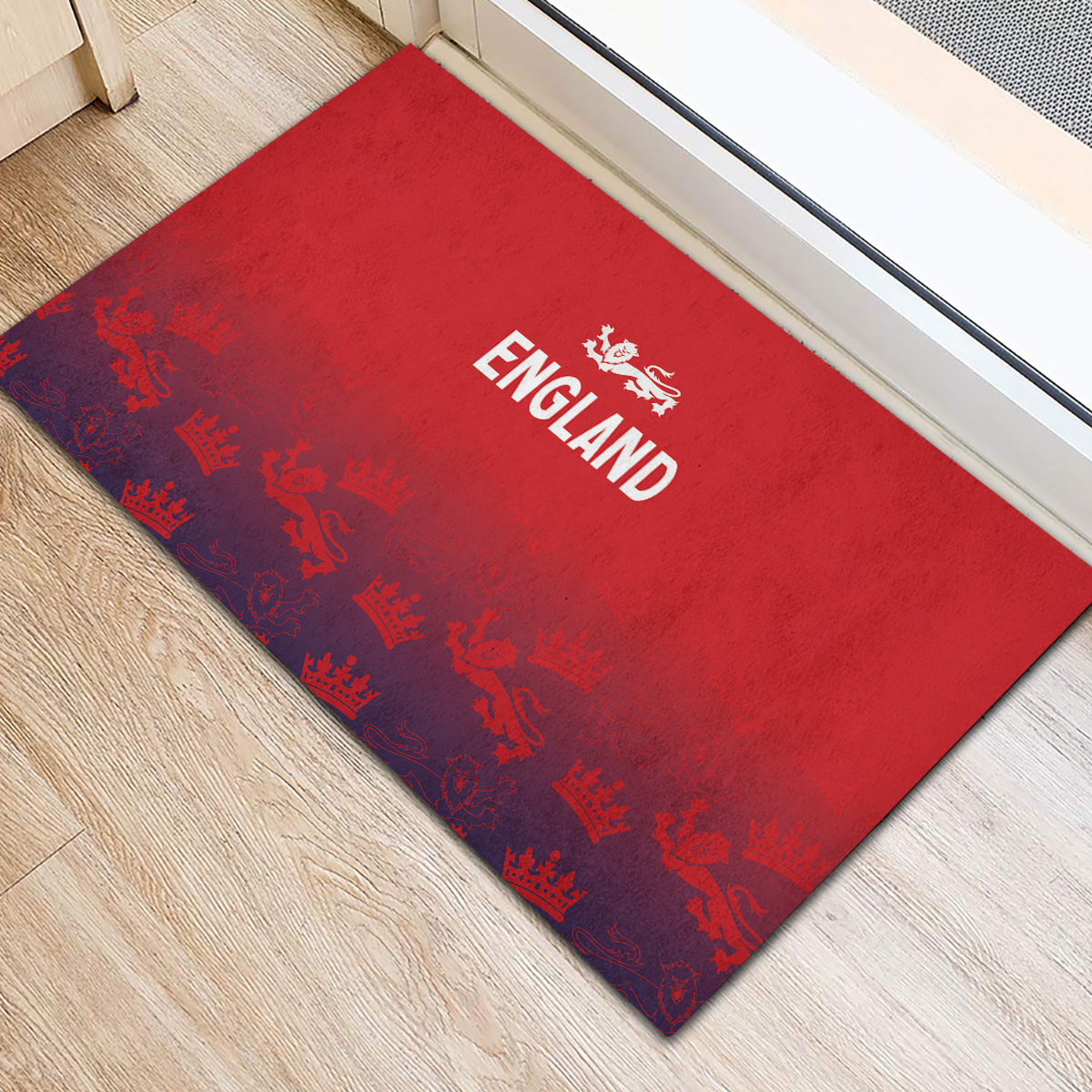 England Cricket World Cup 2024 Rubber Doormat Seamless Inspiration - Wonder Print Shop