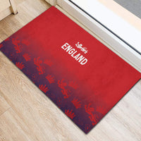England Cricket World Cup 2024 Rubber Doormat Seamless Inspiration - Wonder Print Shop