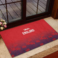 England Cricket World Cup 2024 Rubber Doormat Seamless Inspiration - Wonder Print Shop