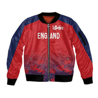 England Cricket World Cup 2024 Sleeve Zip Bomber Jacket Seamless Inspiration - Wonder Print Shop