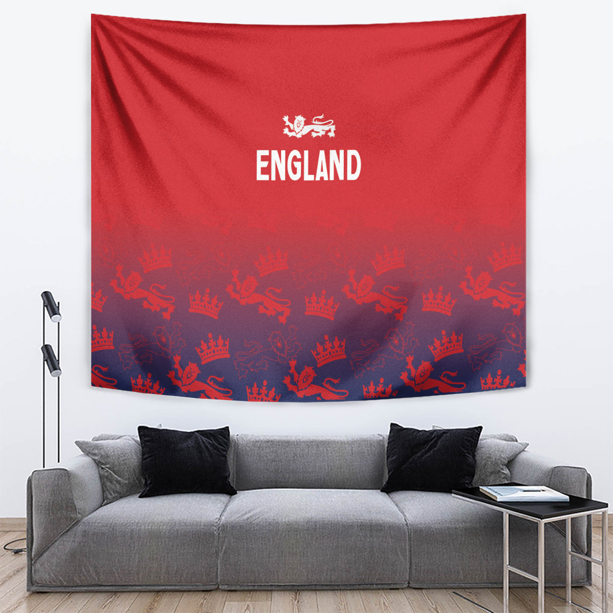 England Cricket World Cup 2024 Tapestry Seamless Inspiration - Wonder Print Shop
