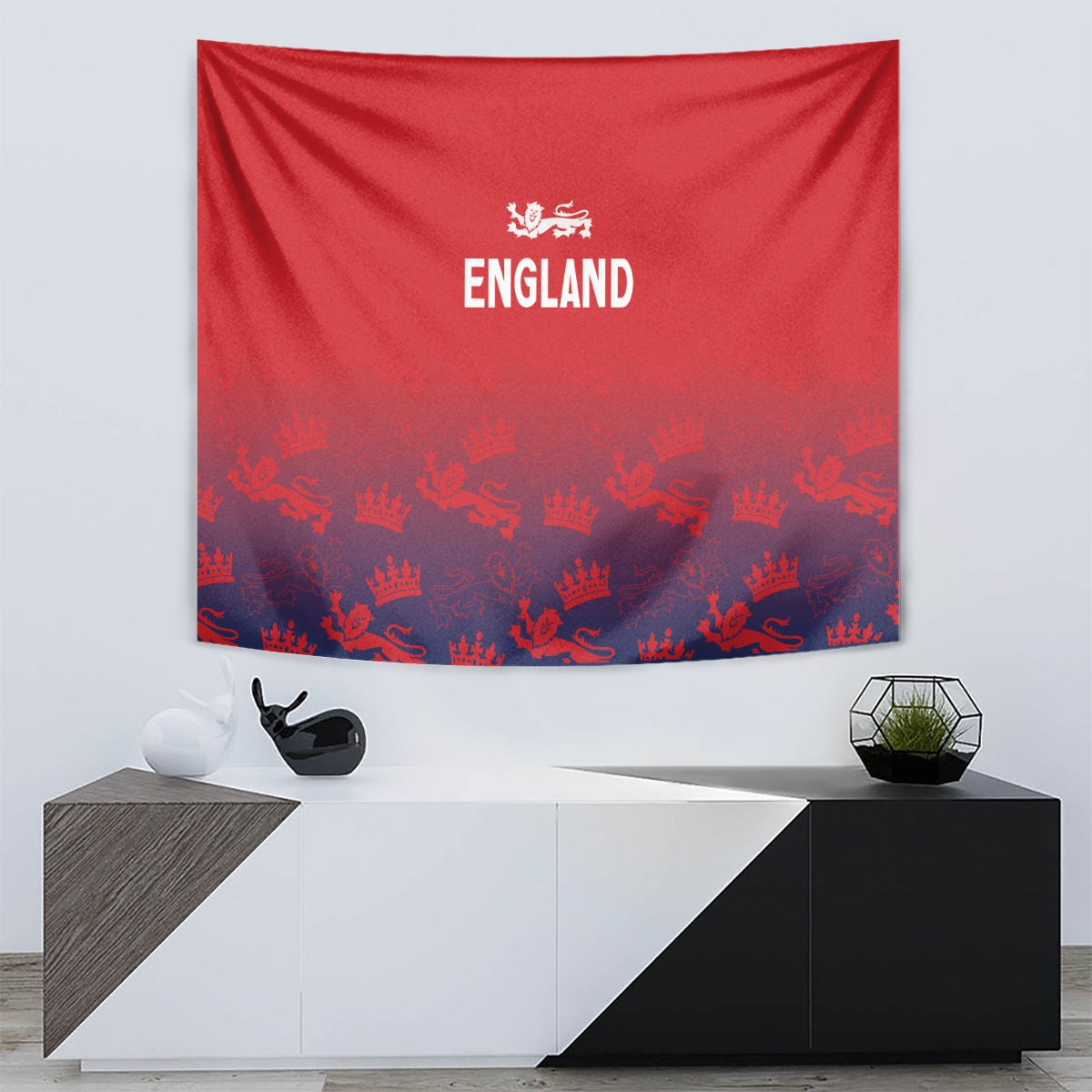 England Cricket World Cup 2024 Tapestry Seamless Inspiration - Wonder Print Shop