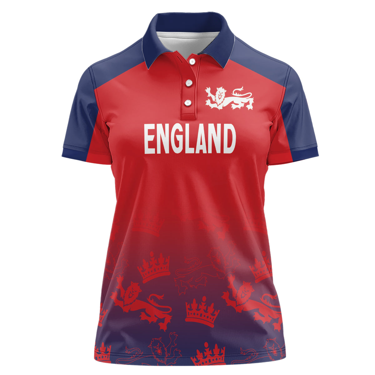 England Cricket World Cup 2024 Women Polo Shirt Seamless Inspiration - Wonder Print Shop