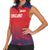 England Cricket World Cup 2024 Women Sleeveless Polo Shirt Seamless Inspiration - Wonder Print Shop