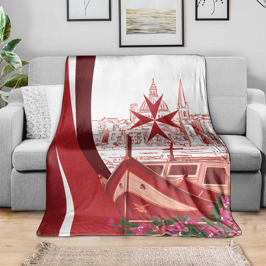 Inhobbok Malta Blanket Valetta Scenery